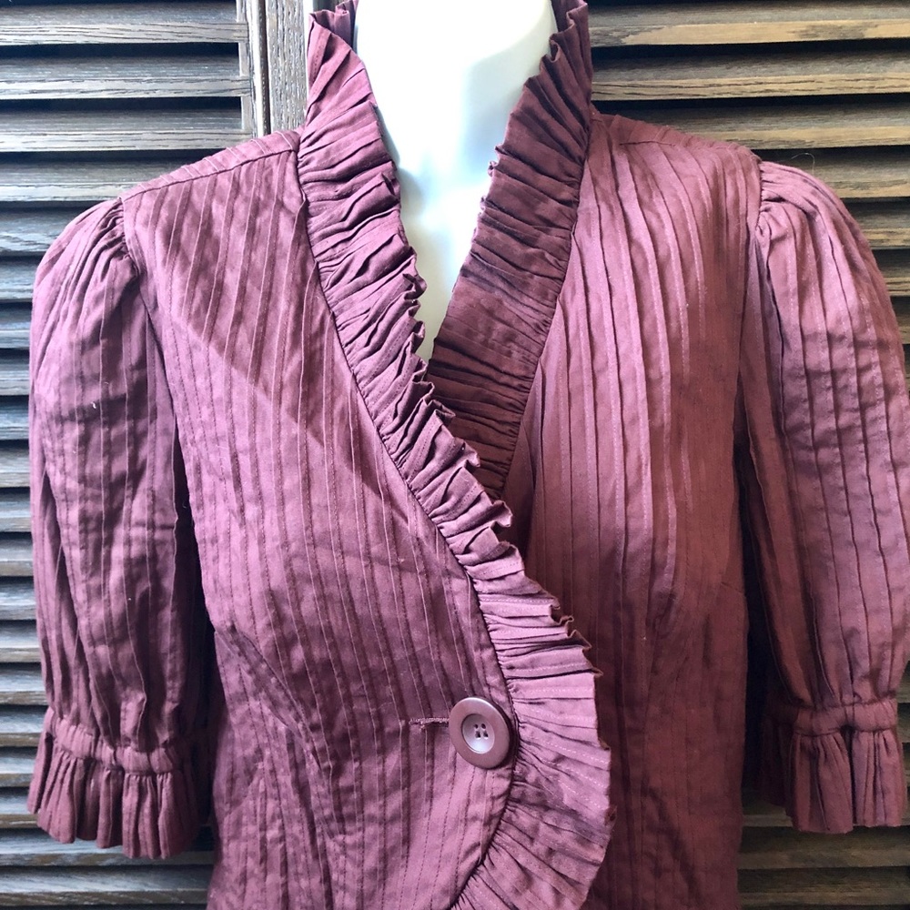 Betsey Johnson Crop Jacket Women Size 2